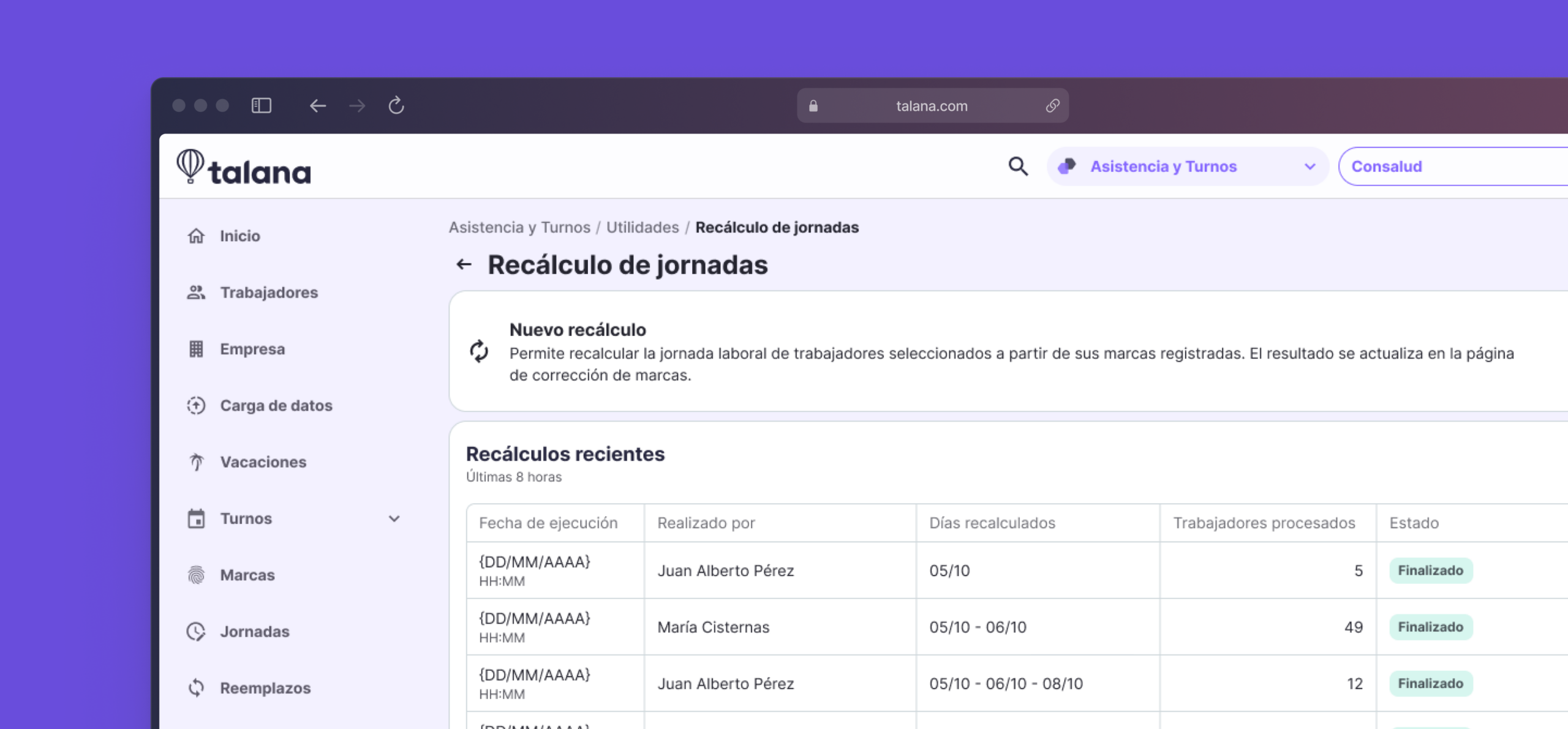 Talana product design case study